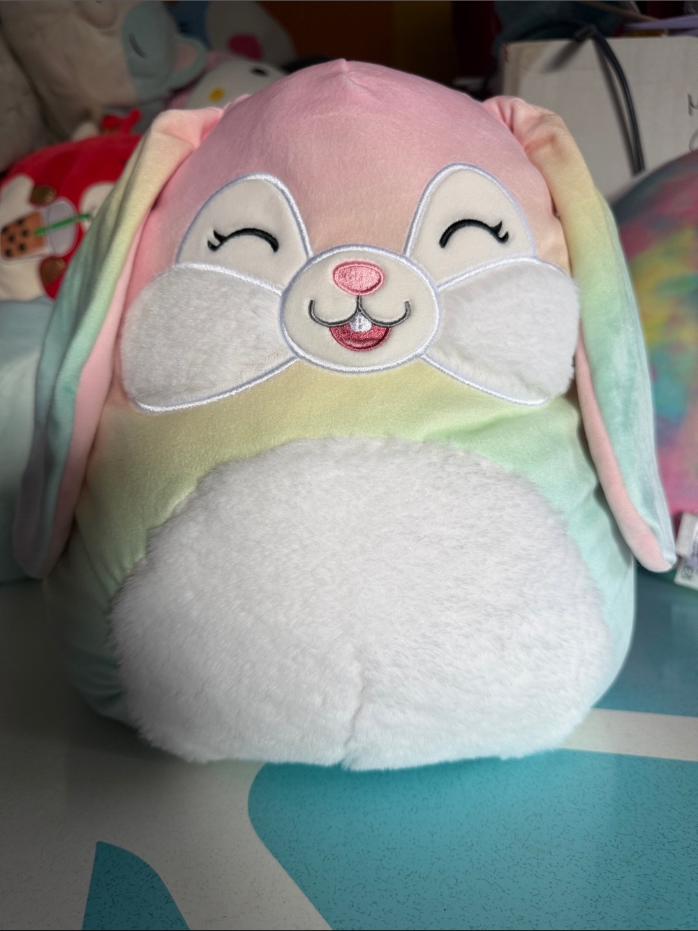 Candy the Bunny 12” Squishmallow - Tie Dye - NWT